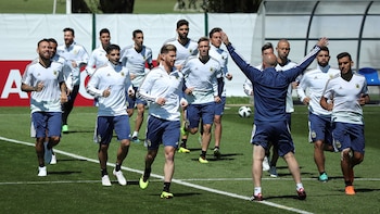 Entrenamiento de la Selección en