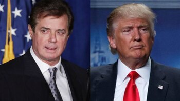 Paul Manafort y Donald Trump