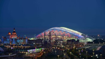 Fisht Stadium en Sochi, Rusia.