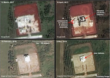 Imágenes de la construcción del