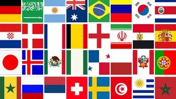 Las banderas de los 32