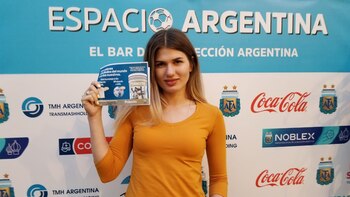 Polacrin, presente en el bar ruso de la AFA