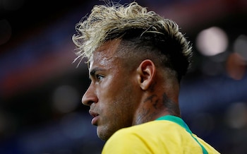 Neymar fue titular ante Suiza
