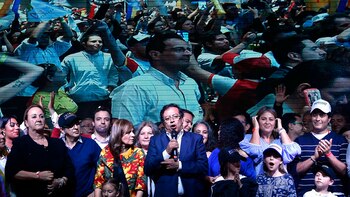 Gustavo Petro reconoció la victoria