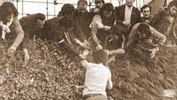 Caos y terror en Ezeiza,