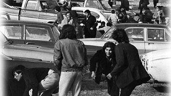 Disparos y terror. Los militantes