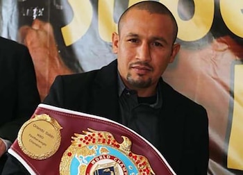 El ex boxeador y candidato