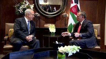 Netanyahu y Abdalá II se