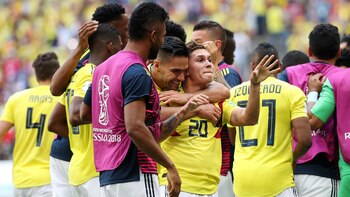 Juan Fernando Quintero celebra su