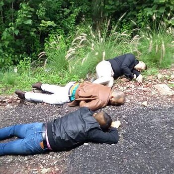 El hallazgo de los cuerpos