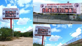 Los anuncios gigantes están colocados