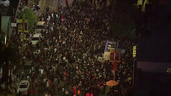 Disturbios durante el memorial del