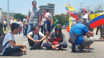 Estudiantes movilizados en Nueva Esparta