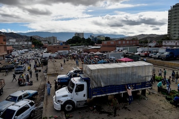 Vista del mercado de Coche,