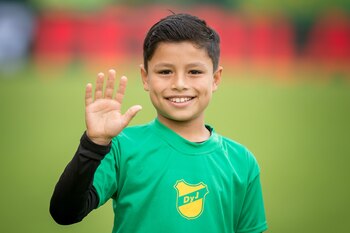 Felipe Gerez Díaz juega en las inferiores de Defensa y Justicia y es hincha de Boca