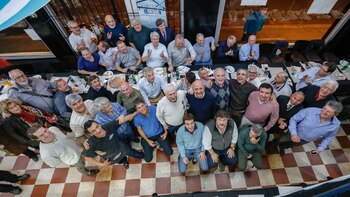 Los miembros del Apostadero Naval