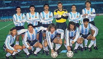 Selección Argentina, 1991. Imagen vía