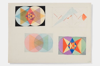 Dibujo atribuido a Marianne Ahlfeld-Heymann.