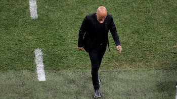 Jorge Sampaoli durante el encuentro