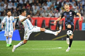 Enzo Pérez redondeó una buena