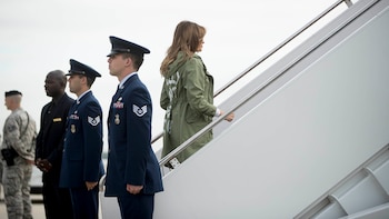 La primera dama viajó a