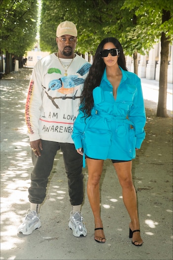 Kanye West y Kim Kardashian