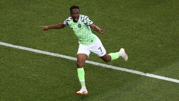 Ahmed Musa y el grito