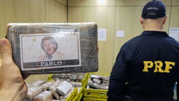 Los paquetes de cocaína tenían