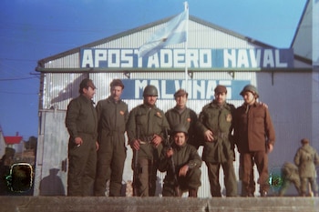 Algunos suboficiales del Apostadero Naval