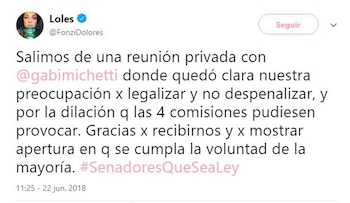 Dolores Fonzi publicó en su