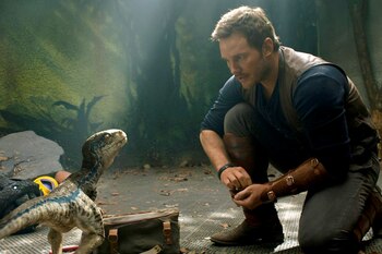 Chris Pratt en “Jurassic World: