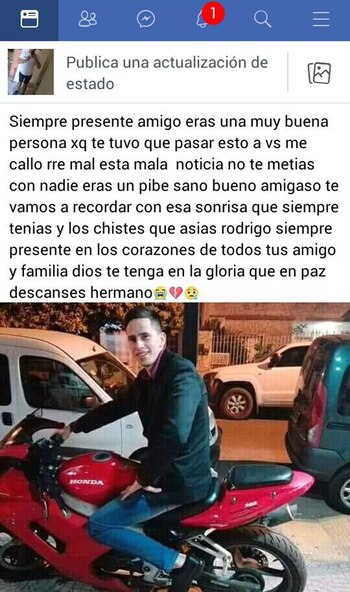 Rodrigo Javier Zalazar, la víctima