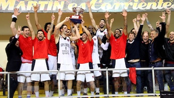 El equipo de Boedo, con