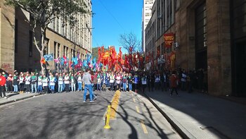 Agrupaciones de izquierda se movilizaron