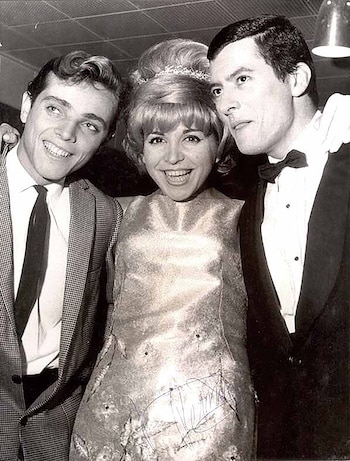 Violeta, con Johnny Tedesco y