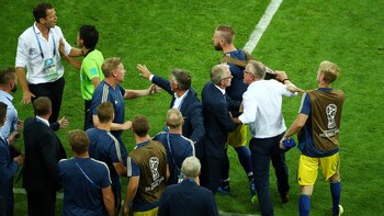 Hubo disturbios al término del