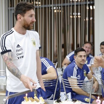 Leo Messi el día de