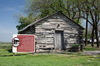 Una réplica de la casa