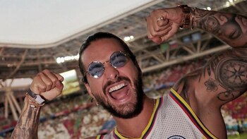 Maluma festeja el triunfo de