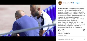 El posteo de Javier Mascherano