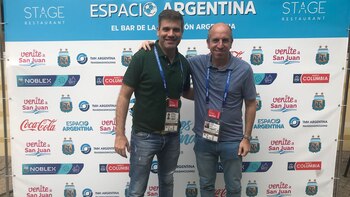 Los periodistas Gustavo Kuffner y Román Iucht