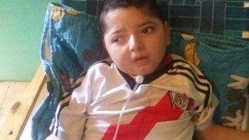 Valentino, de cinco años, dependía