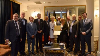 La princesa llegó al país