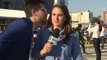 Un hombre se le acercó