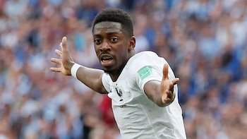 Hace un año, Dembelé se