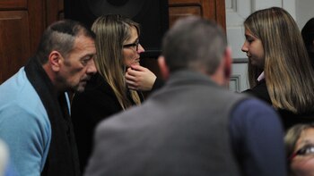 Nahir con sus padres en