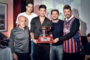 Marcelo Tinelli con la Copa