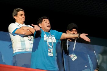 Maradona estuvo presente en todos