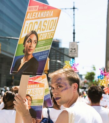 Alexandria Ocasio-Cortez agradeció a la
