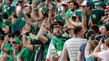 Los hinchas de México, de